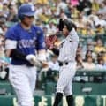 阪神　伊原陵人がまさかの立ち上がり　２死からピンチ招き阿部の適時打→ストレートの押し出し四球　１イニング３四球にスタンドどよめく