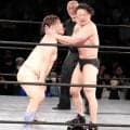 ４７歳著名格闘家が衝撃プロレスデビュー！唇奪われ奪い返す、川尻達也が男色ディーノを前に散る「強敵でした」