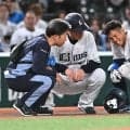 【西武】スタンド騒然　桑原将志が１回の走塁中に右足を痛め、負傷交代