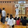 阪神　秋山ＢＡが高知市内の児童養護施設の子どもたちと交流　野球振興室の新施策「トライアルベースボール」の４日間は「いい期間になった」と充実感