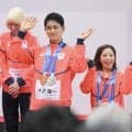 五輪・パラ応援感謝パレード　坂本花織、りくりゅうらに大歓声　選手ら笑顔で行進　木原「何度も心が折れそうになったが声援のおかげ戦い抜けた」冬季大会では初