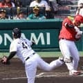 【広島】ゼロ行進が22イニングでストップ　初回、4番坂倉将吾が先制の中前タイムリー