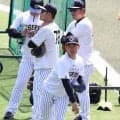 【阪神】23年ドラフト１位の下村海翔が１軍の試合前練習に参加　24年に右肘手術　プロ登板なし