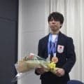 【フィギュア】佐藤駿が母校凱旋「全部の大会で優勝する気持ちで」後輩たちから活力