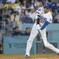 大谷翔平　第１打席で右前打　チェンジアップに食らいつき先制ホームイン