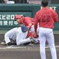 広島・高太一　死球で骨折の阪神・近本に謝罪　「申し訳ないです」関係者を通じて本人に伝える