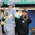 阪神・藤川監督がベンチから飛び出す　八回に岡城に死球　球場騒然