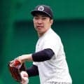 【阪神】左アキレス腱断裂の石井大智がSGL室内でキャッチボール　順調にリハビリ進める