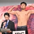 スーパーミドル級で世界を目指す東京五輪代表の森脇唯人が計量パス　３戦目で王座奪取へ