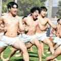 日体大の応援エッサッサ100周年　744人が実演、ギネス記録に