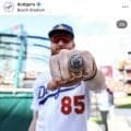 「受け取れて良かった」昨季途中までド軍に在籍していた右腕にチャンピオンリング贈呈