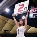 「ラウンドガール可愛い」「豪華すぎる」“リングの華”に熱視線…世紀の一戦前にSNS話題沸騰