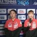 日本女子 初戦を3-0で快勝！張本美和「初戦はいい形で勝利できたので、次の試合も頑張りたい」｜世界卓球100周年大会