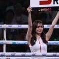 「めっちゃ可愛い！」 ラウンドガールデビューが話題の女性タレント、父は松坂大輔氏との黄金バッテリーで知られた名捕手「すぐファンになりました」「堂々とされてましたね」