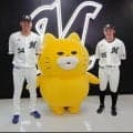 ロッテ　ノラネコぐんだん来場　ファン、選手と交流　高野脩「コラボグッズも可愛い」寺地「いいふてぶてしさ」