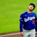 由伸登板試合に“違和感”「…!?」「えっ」　大谷無安打も…刻まれた「1-2-4-0-1」