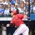 広島・菊池が先制の１号３ランで「ハテナブロック」ベース踏みしめる　入団から１５年連続本塁打「良い先制点になってよかった」