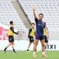 【東京】日本代表DF長友佑都が1カ月半ぶりにピッチへ　肉離れから復帰…５大会連続W杯目指す