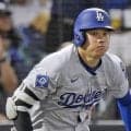 大谷翔平、６戦２６打席ぶり安打は右翼線二塁打　自己ワースト記録阻止　外角変化球にバランス崩しながら食らいつく　塁上から儀式披露照れ笑い　勝ち越し点につなげる