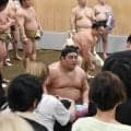 伊勢ケ浜部屋が異例の出稽古　高砂部屋で関取衆らによる白熱の申し合い稽古…師匠の元横綱・照ノ富士も稽古を見守り伯乃富士らに助言