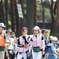 中村心＆鳥居さくらがルーキーキャンプ参加　キャリングボード持ち「こんなサポートがあるんだ」