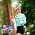 川崎春花、難コース攻略で首位と４打差５位浮上「頭がパンクしそう」愛犬のチワワ「小梅」を形取ったマーカーが相棒
