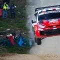 WRCポルトガル：競技2日目を終えてセバスチャン・オジエが3.7秒差でティエリー・ヌービルをリード、勝田貴元は7番手