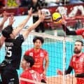 【バレー】ＣＳ連覇狙うサントリーが３-０で名古屋に先勝　今季退団の高橋藍主将のサーブ→フェイクトスに大歓声