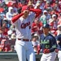 広島・岡本は６回４失点で降板　首位・ヤクルト打線に対して要所を締めきれず　打線は松本健の前に六回まで無安打