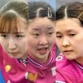【世界卓球】日本女子がドイツを一蹴して６大会連続の決勝進出　橋本帆乃香「全員で力を合わせたらできると信じている」５５年ぶり念願の金メダル奪還へ