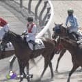滑り込み3着で「ゴメンネ」連呼…ユニークな馬名の1番人気馬の奮闘シーンが話題に「頑張った」