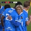 伊東純也が「メッシやん」 左足“鮮烈”カーブ弾にスタジアムどよめき…圧巻1G1Aの躍動「W杯でも決めてくれ」SNS沸騰