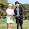 河本結のメジャー初Ｖ支えたイケメンキャディー「実力でねじ伏せた」　初タッグから１年２か月で３勝