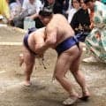 高安初黒星で負傷か「ちょっと落ちたときに」勢いよく土俵から落下…足を引きずり支度部屋へ