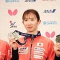卓球日本代表が世界選手権から帰国　女子エース早田「心の底から悔しい」　決勝で中国に敗れ銀メダル