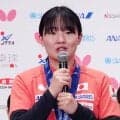 【卓球】張本美和「悔しい思い強い」世界選手権団体戦から帰国…半世紀ぶり金へ「悔しさを糧に」