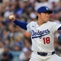 山本由伸先発のドジャースが初回に先制点　安打出塁の大谷翔平が犠牲フライでホーム踏む