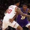 【NBA】プレーオフ敗退のレイカーズ、今オフの補強予想は？「八村塁の残留が最優先事項」と米メディア　歴史的な活躍で手放せない存在に