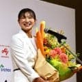 坂本花織「これがやりたかった！」引退会見での結婚発表は憧れ　会場からは大きなどよめきと拍手