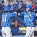 日本ハム　両リーグ最速５０発　レイエス＆進藤２ランで４連勝　３週間ぶり５割復帰