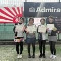 石川県代表に2ペア、10月の全国大会へ　ピンクリボンテニス