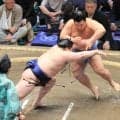 翔猿、０秒５で白星「考えていた」立ち合い変化で１敗キープ