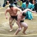 元大関・朝乃山　ウクライナ出身の獅司を押し出し２敗守る「大相撲というＷ杯をやっている」…好きなチームは「カターレ富山」