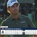 【動画】マーベリック・マクニーリが首位タイ　16番パー5ではバンカーからチップインイーグル
