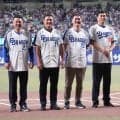 【中日】試合前に谷繁元信氏、中村武志氏、川上憲伸氏、岩瀬仁紀氏、山本昌氏、今中慎二氏が登場