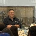 舞の海さん　炎鵬の締め込みに「うれしいですね」　現役時代の藤色まわしにあこがれ新調