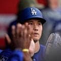 大谷翔平、３打席目は二ゴロ「（ポイントが）近い分、こすってる感じ」NHK解説者が指摘