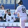 ロッテ・サブロー政権初の４連勝＆同一カード３連勝　ソト逆転３ラン、広池先発初勝利