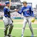 佐々木朗希が明かした成功体験「初めて野球場で聞きました」ＭＬＢの定番ソングをマウンドで　会見場が温かい笑いに包まれる