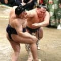 幕内在位１００場所目の玉鷲が１０日目で初勝利　土俵入り前には春日山親方からもらった「ヤクルト１０００」でパワーチャージ